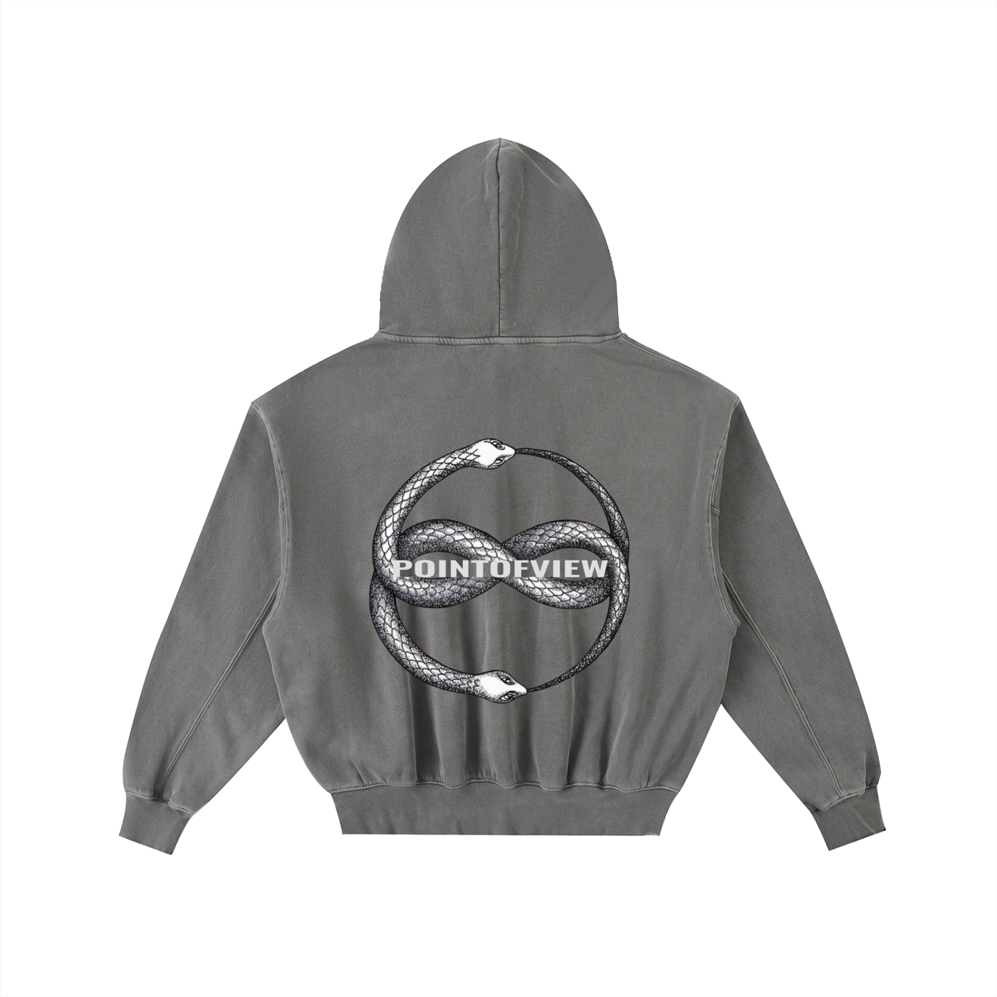 Snake POV Frayed Enzyme Hoodie