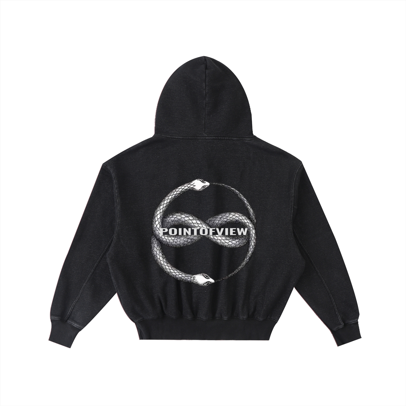 Snake POV Frayed Enzyme Hoodie