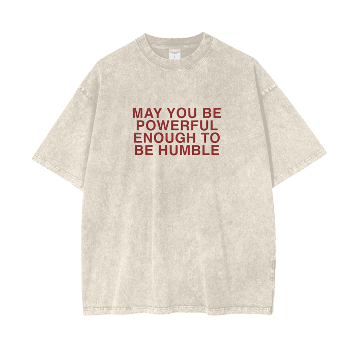 "POV" HUMBLE Acid Wash Shirt