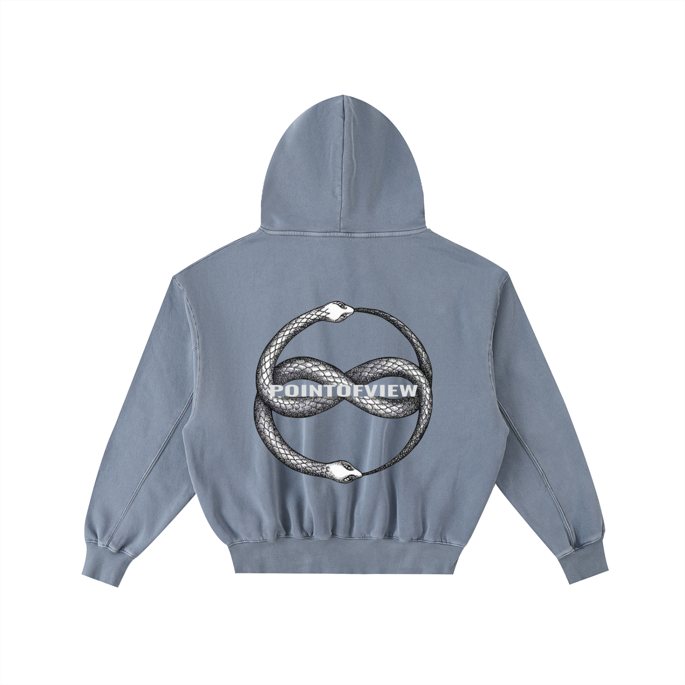 Snake POV Frayed Enzyme Hoodie