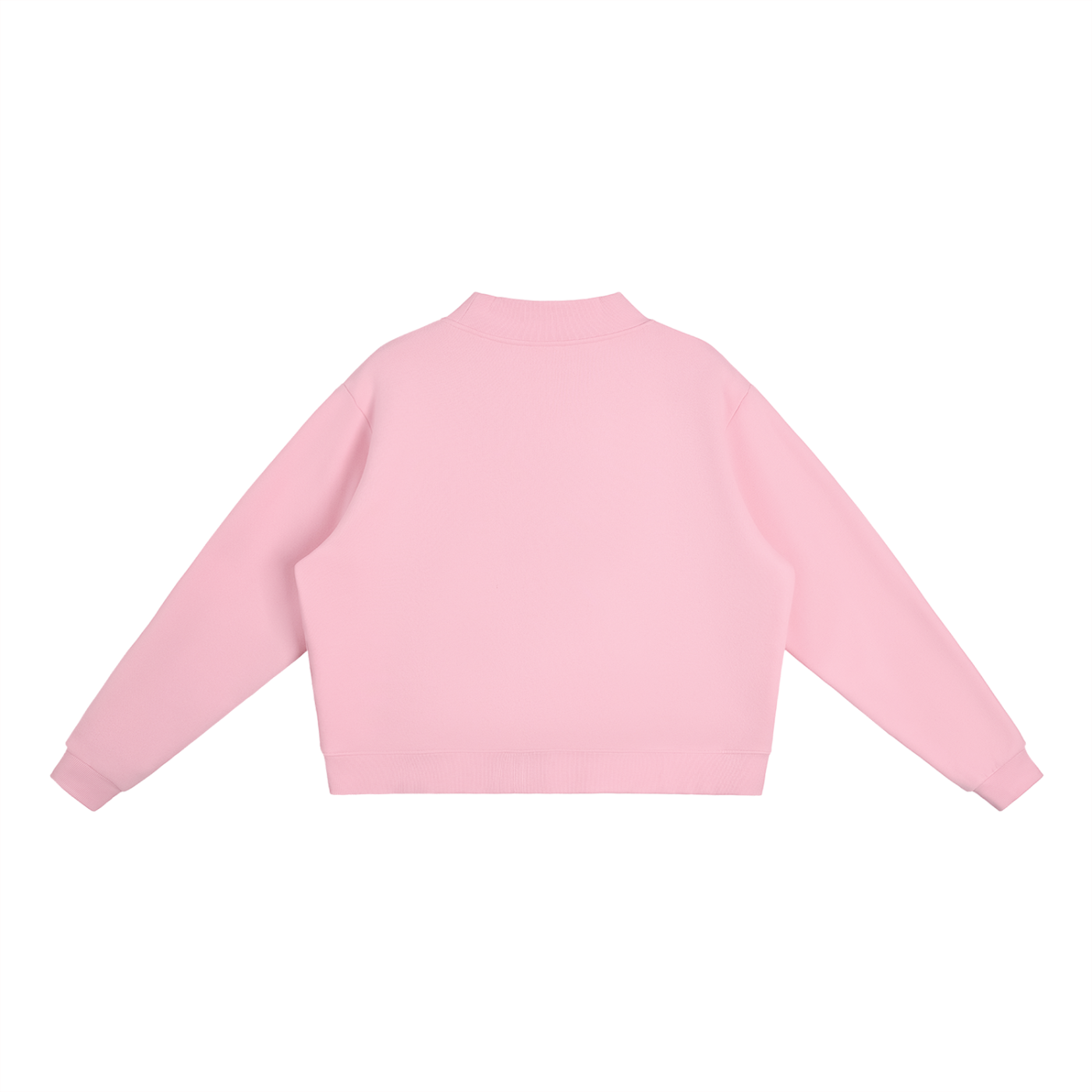 POV Fleece Mock-Neck Crew Sweatshirt