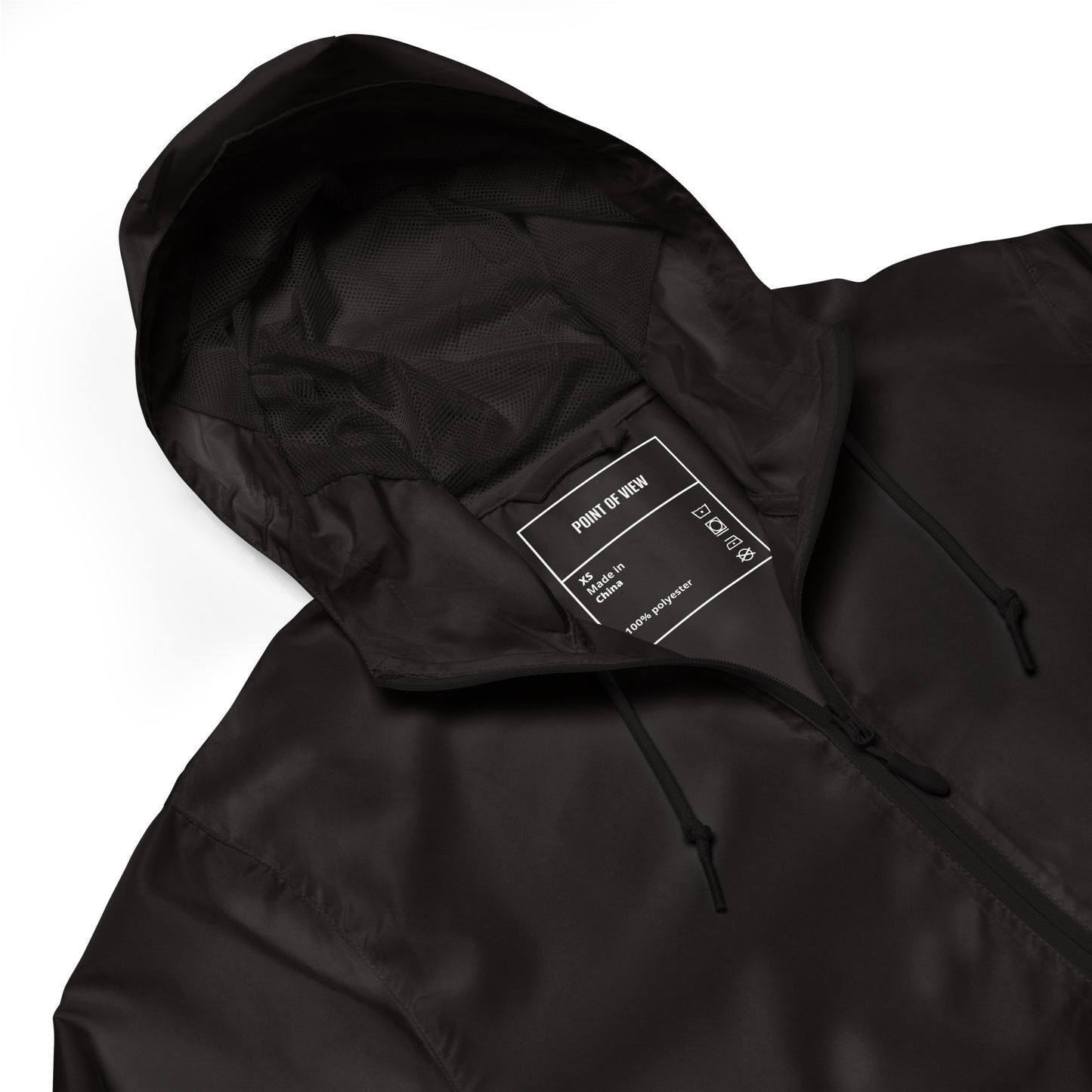 "POV" Launch Limited Edition Black Windbreaker