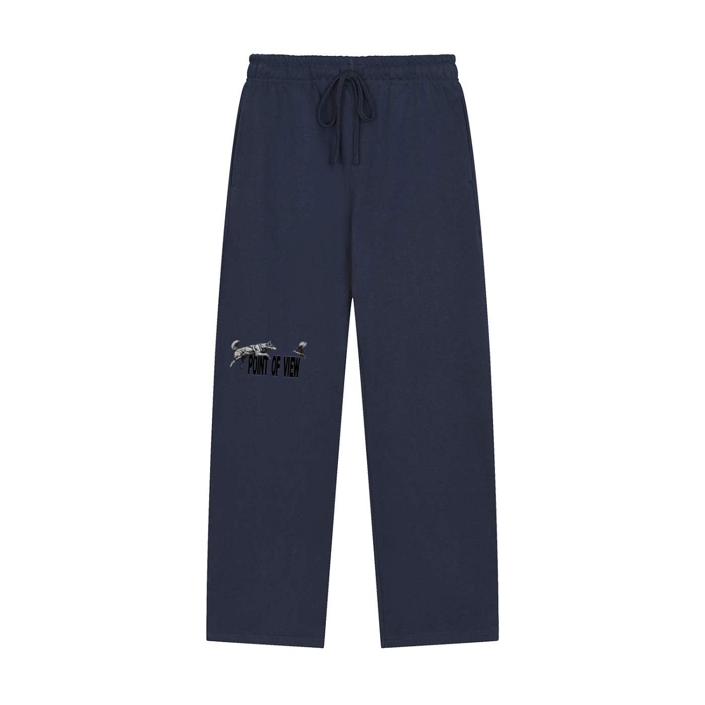 POV Solid Color Straight-Leg Sweatpants