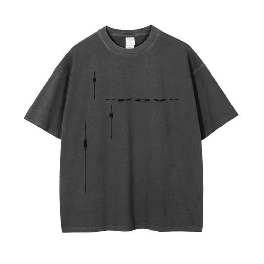 "POV" Stretch Cross Vintage Wash Shirt