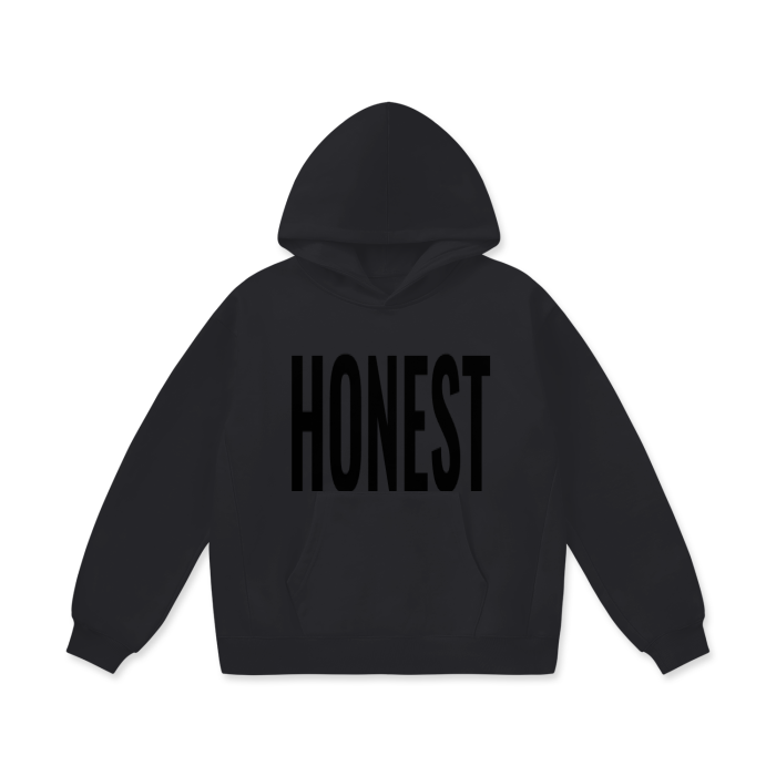 "HONEST" Point of View Oversized Hoodie