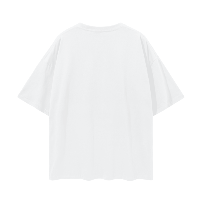 "POV" Chest Logo Oversize Deep Drop Shirt