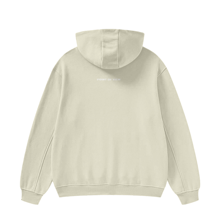 "POV" High Neck Fleece Heavy Hoodie