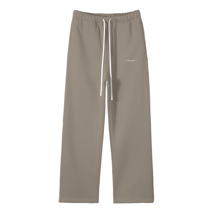 "POV" Fleece Straight Leg Pants