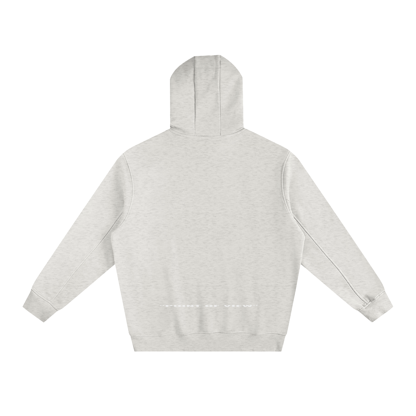 "POV" 2025 Fleeced High Neck Hoodie