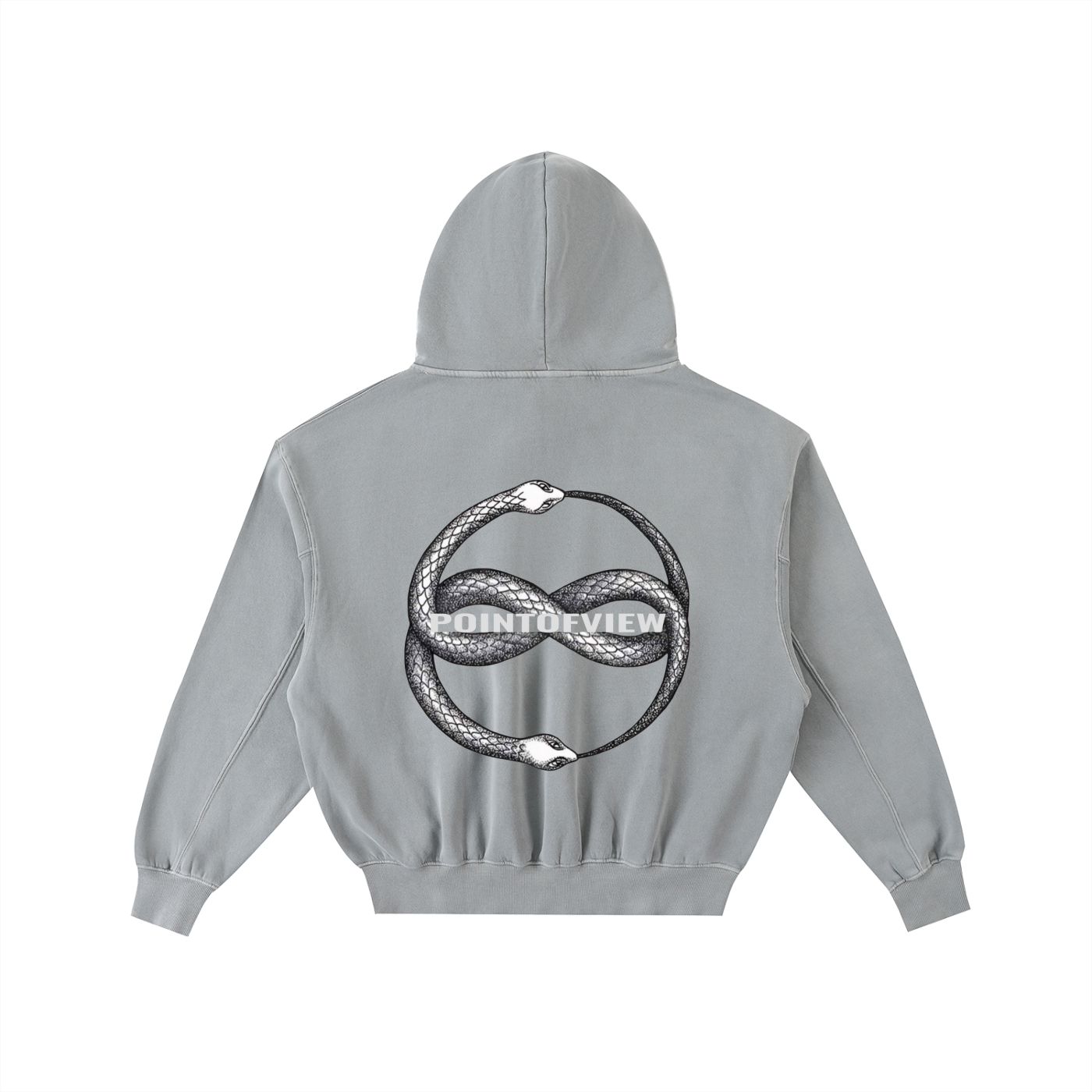 Snake POV Frayed Enzyme Hoodie
