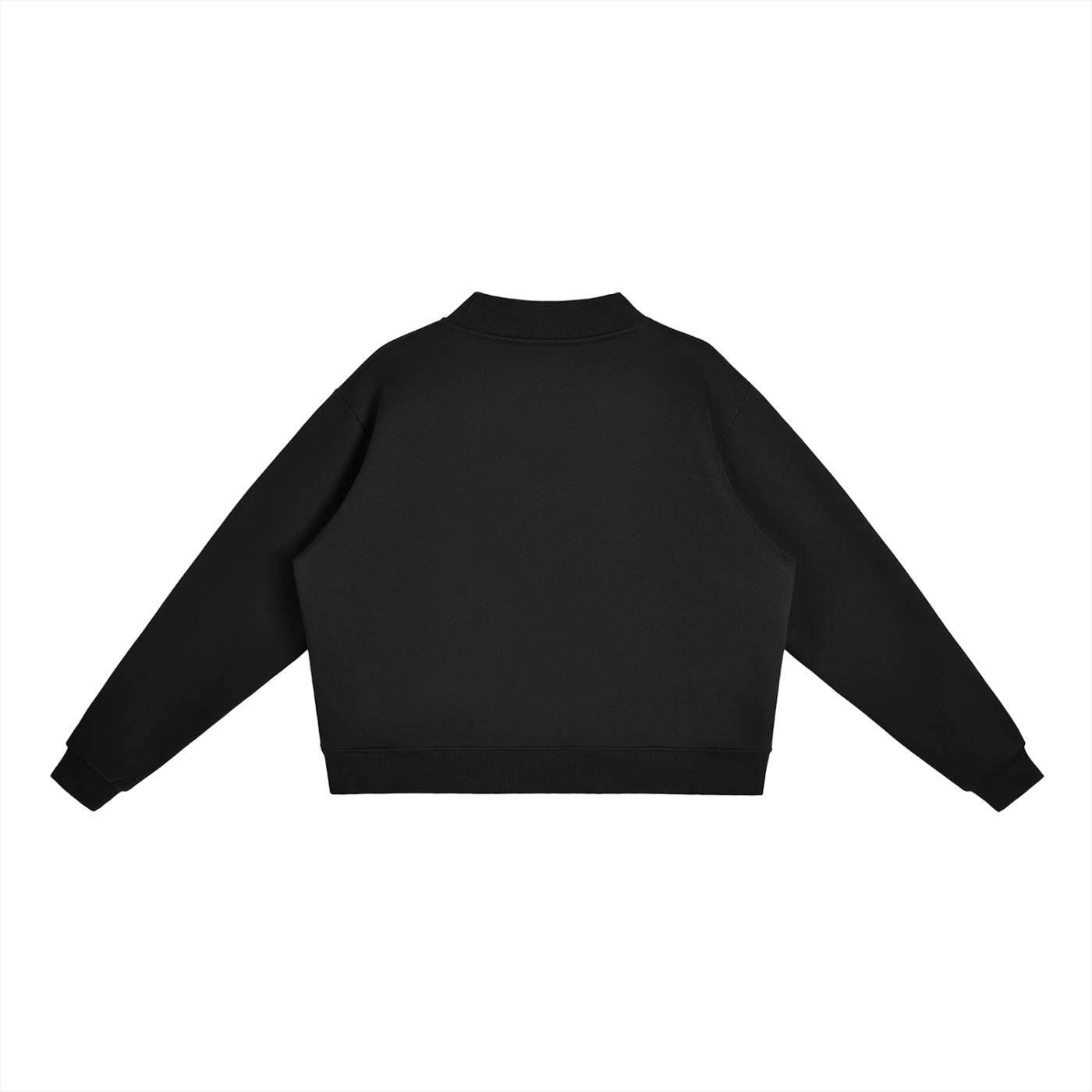 POV Fleece Mock-Neck Crew Sweatshirt