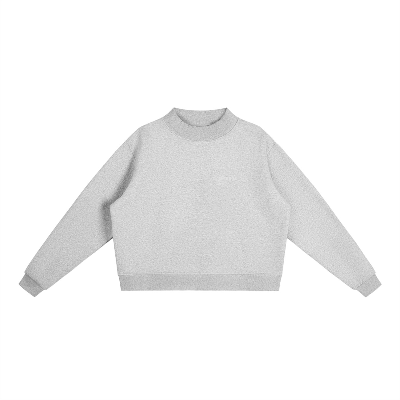 POV Fleece Mock-Neck Crew Sweatshirt