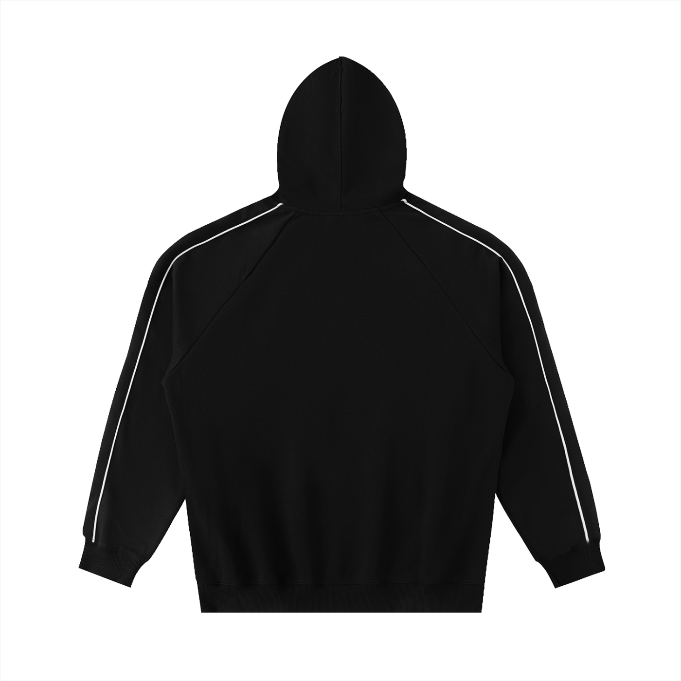 POV Contrast Piping Raglan Hoodie