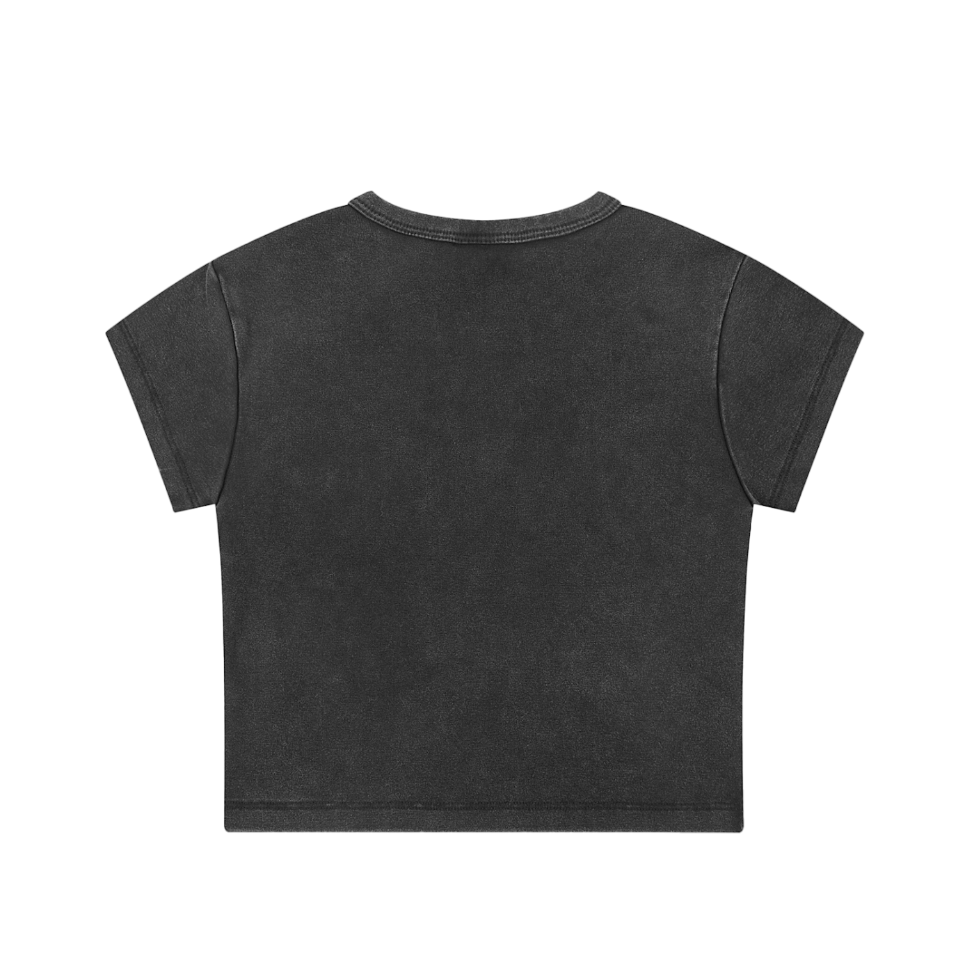"POV" Washed Crop Top