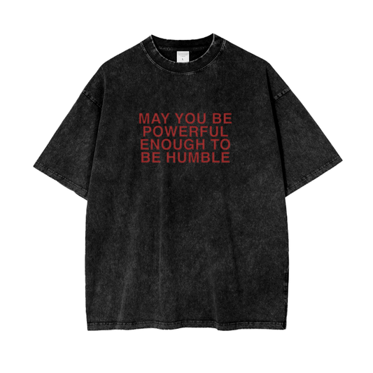 "POV" HUMBLE Acid Wash Shirt