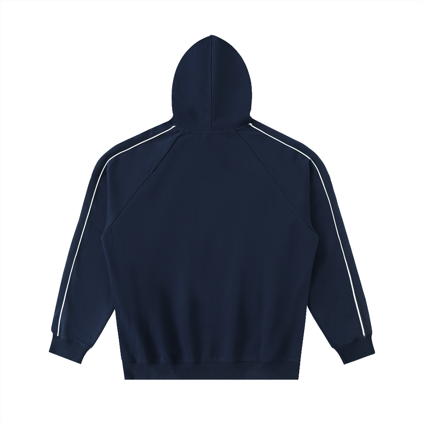 POV Contrast Piping Raglan Hoodie