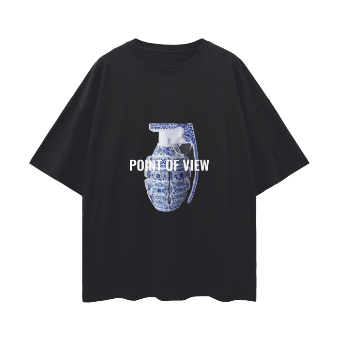 "POV" Fine China Short Sleeve Shirt