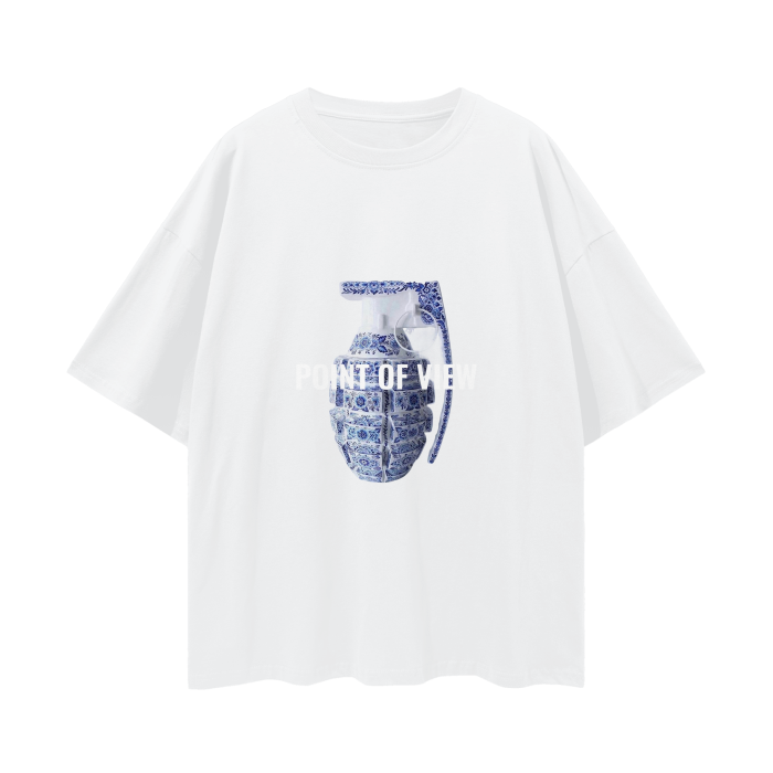 "POV" Fine China Short Sleeve Shirt