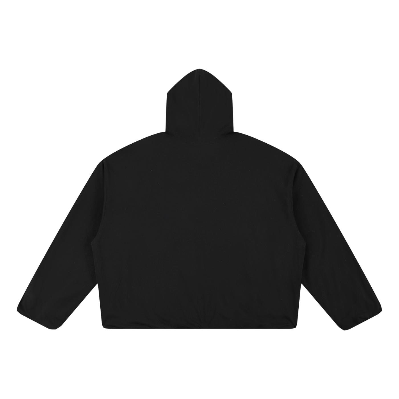 POV Boxy Gather-Hem Hoodie