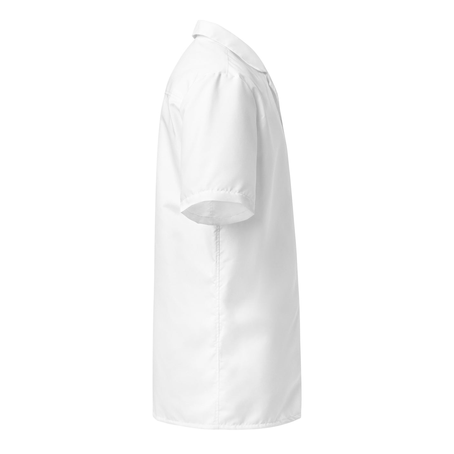 "POV" White Oversized Button Down Shirt