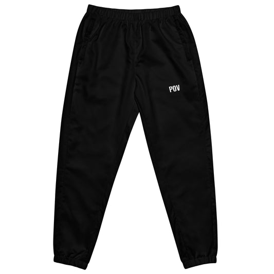 "POV" Black Track Pants