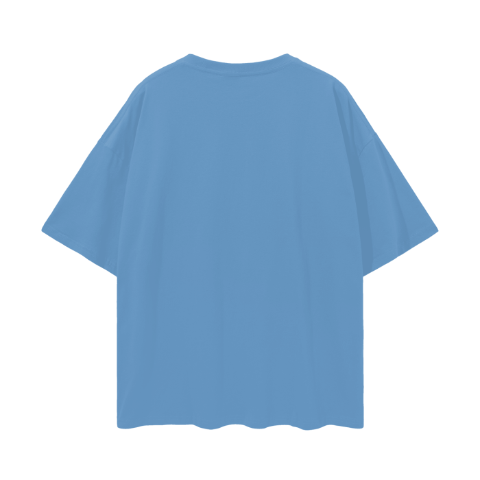 "POV" Chest Logo Oversize Deep Drop Shirt