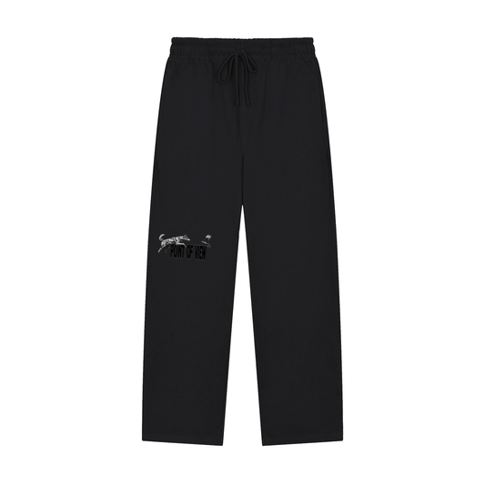 POV Solid Color Straight-Leg Sweatpants