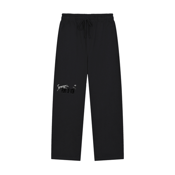 POV Solid Color Straight-Leg Sweatpants