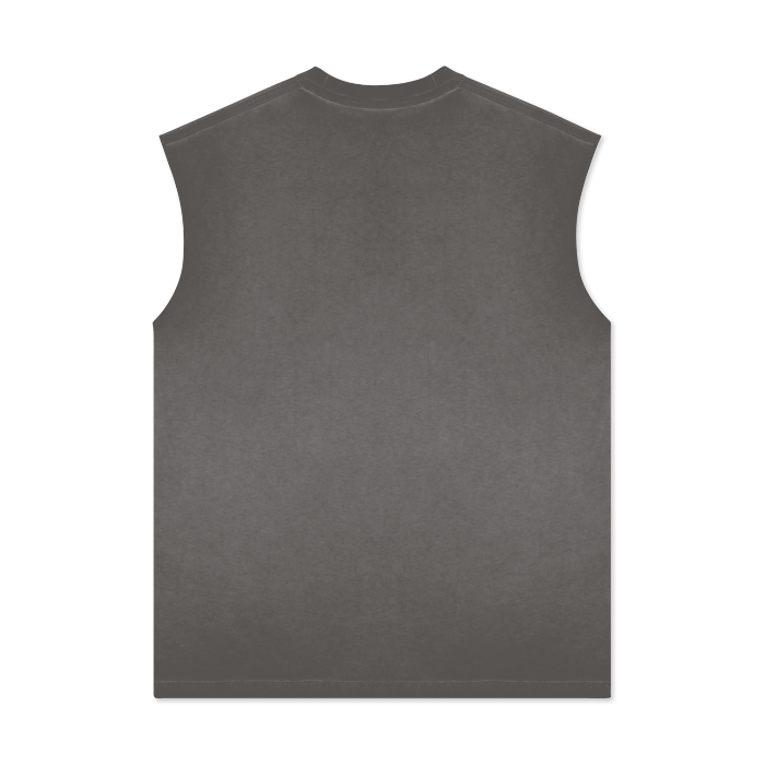 "POV" Simple Stone Wash Tank Top