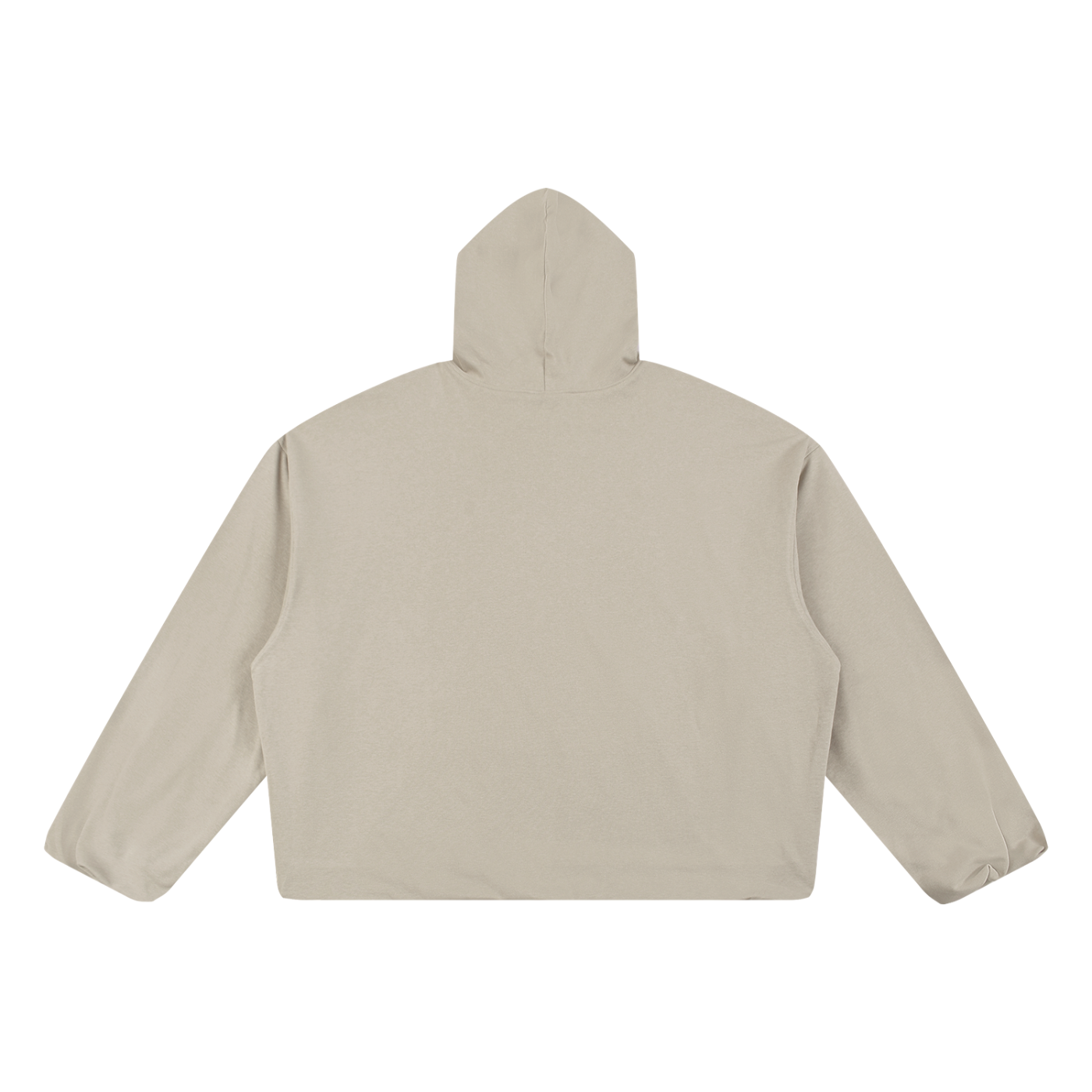 POV Boxy Gather-Hem Hoodie
