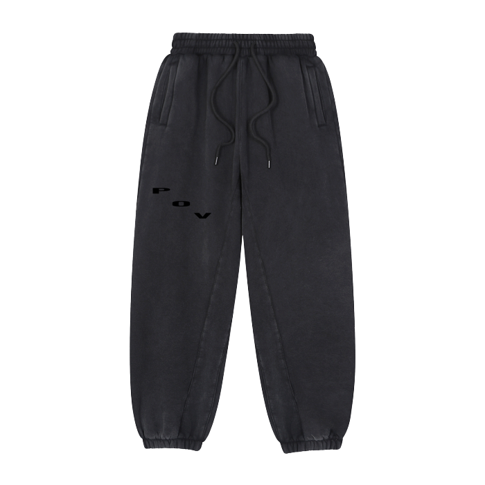 "POV" Sideways Logo Jogger Sweatpants
