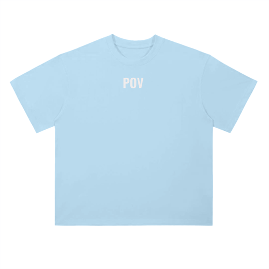 "POV" Light Blue Colored Shirt