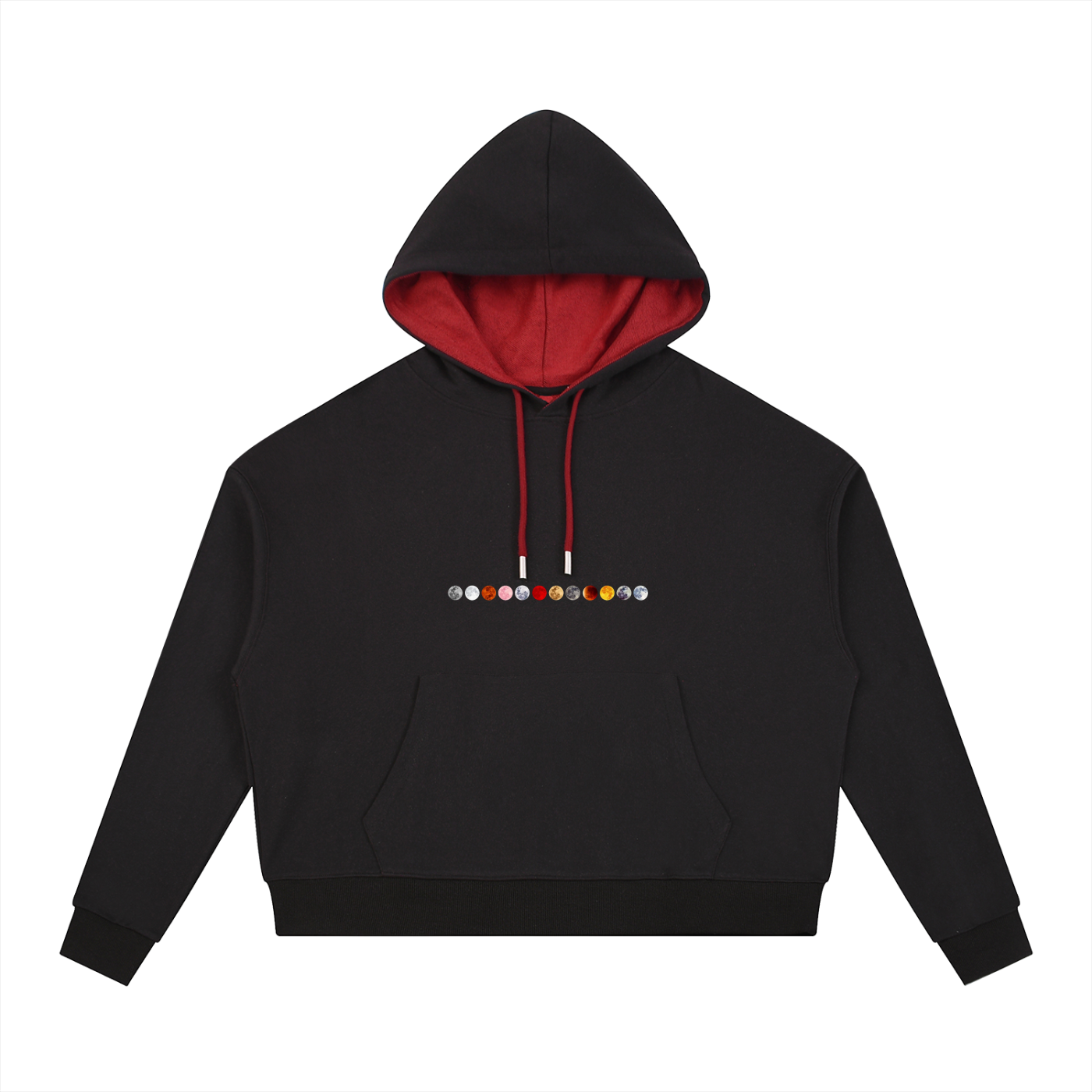 POV Contrast Drawstring Hoodie