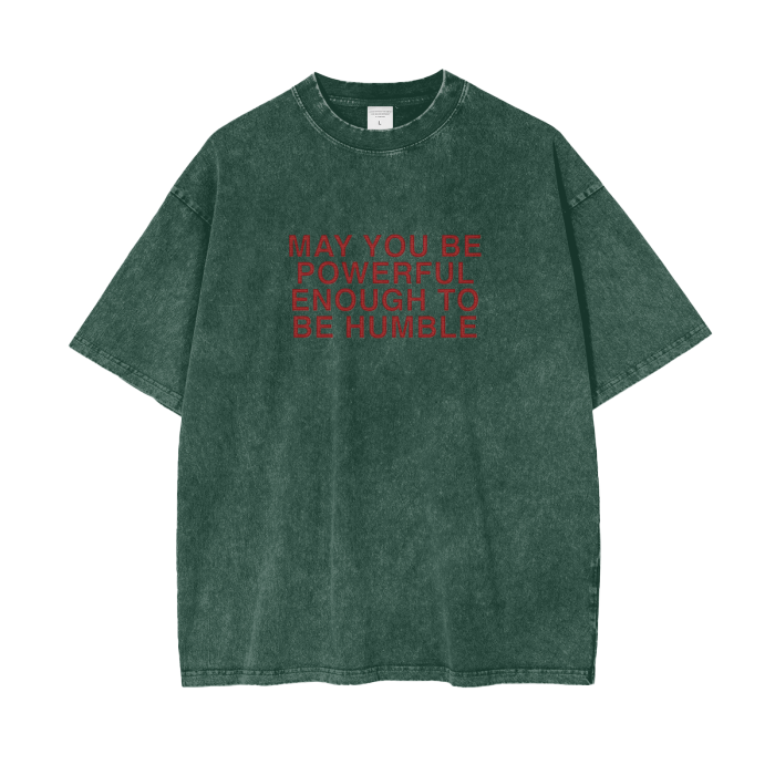 "POV" HUMBLE Acid Wash Shirt