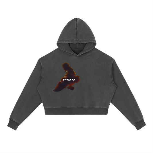 POV God Did Washed Heavyweight Hoodie