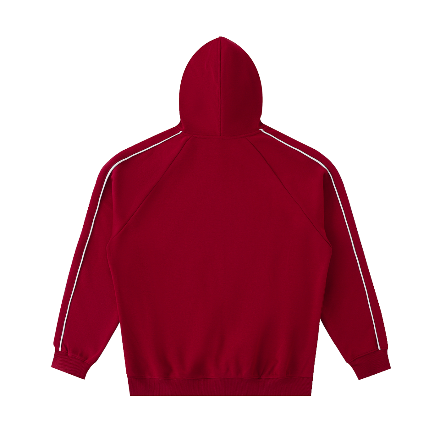 POV Contrast Piping Raglan Hoodie