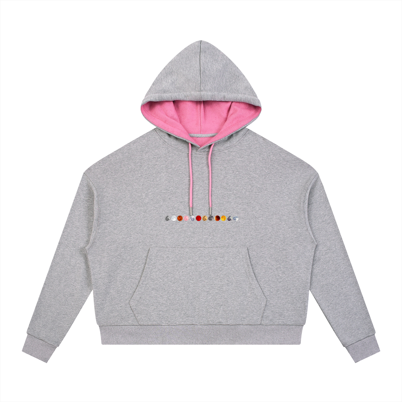 POV Contrast Drawstring Hoodie