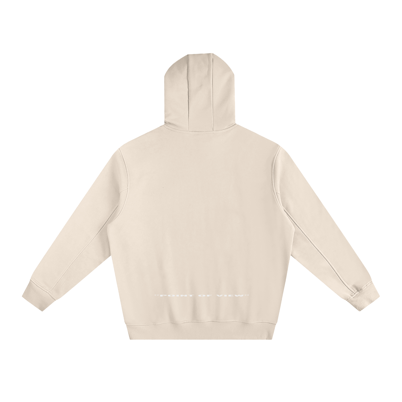 "POV" 2025 Fleeced High Neck Hoodie