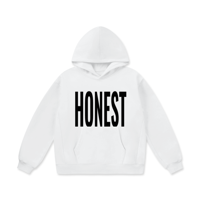 "HONEST" Point of View Oversized Hoodie