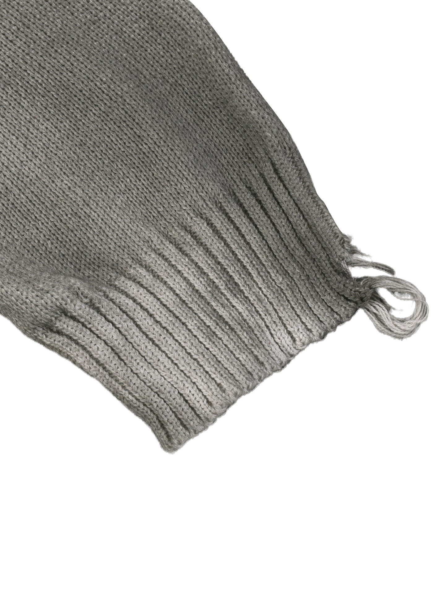 POV Fade Distressed Ripped Crewneck sweater