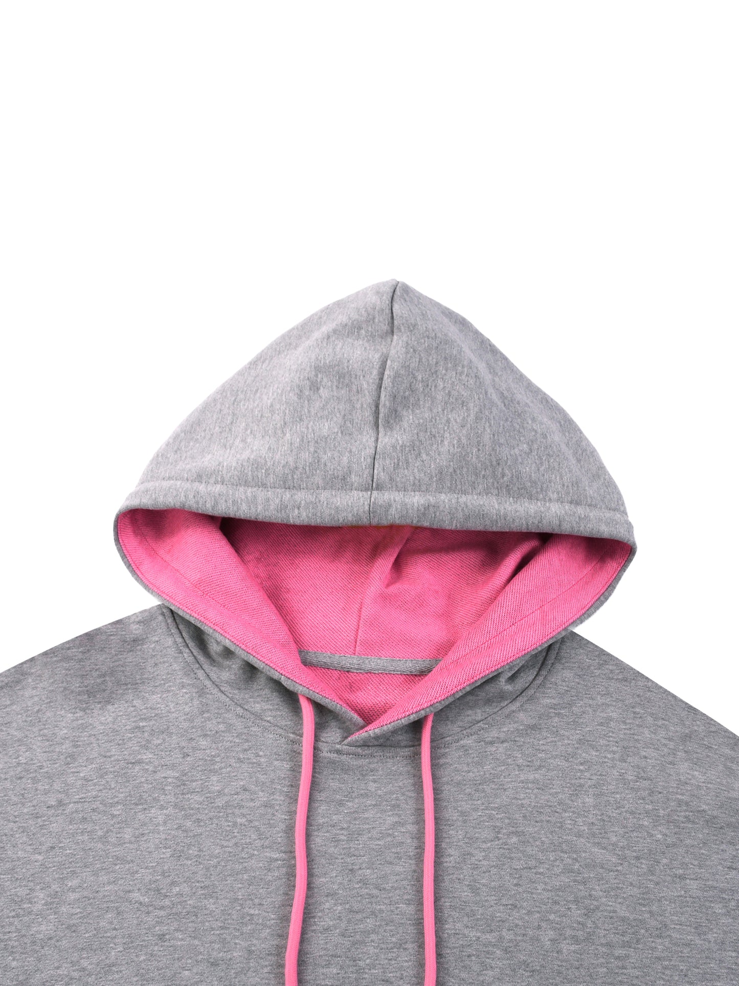 POV Contrast Drawstring Hoodie